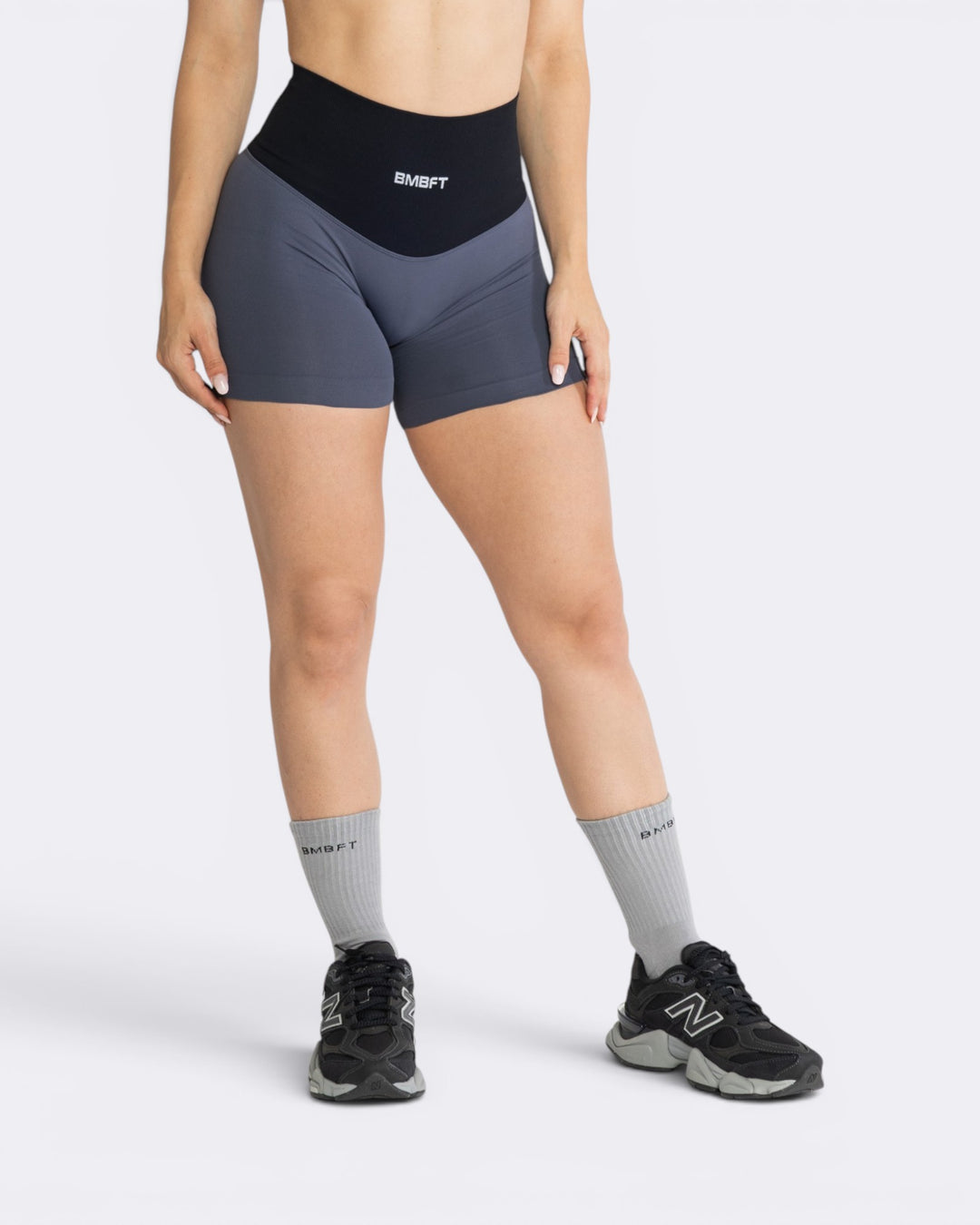 Oasis Shorts Leggings Bicolor - Acero