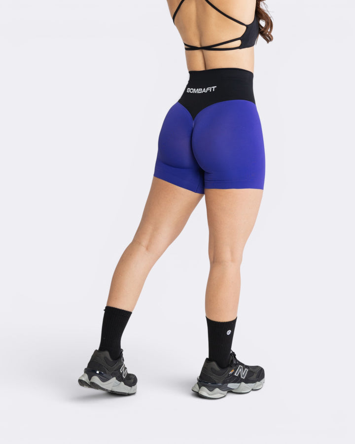 Shorts Leggings Bicolor Oasis - Índigo