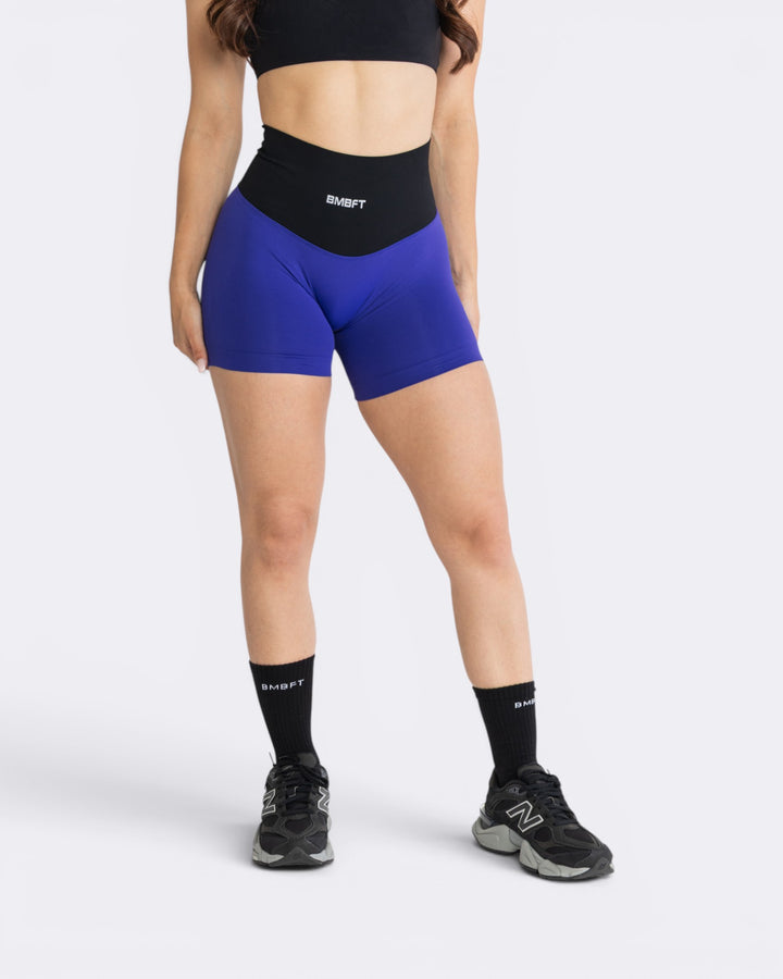 Shorts Leggings Bicolor Oasis - Índigo