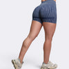 Oasis Shorts Leggings Zebra -  Blu Notte - Bombafit