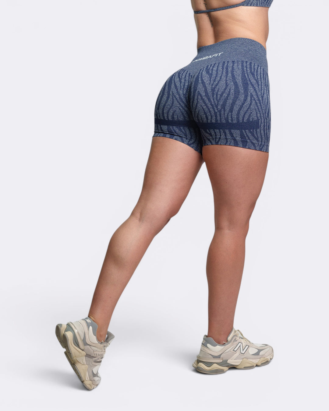 Oasis Shorts Leggings Zebra -  Blu Notte - Bombafit