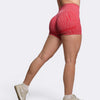 Oasis Shorts Leggings Zebra -  Rosso Aurora - Bombafit