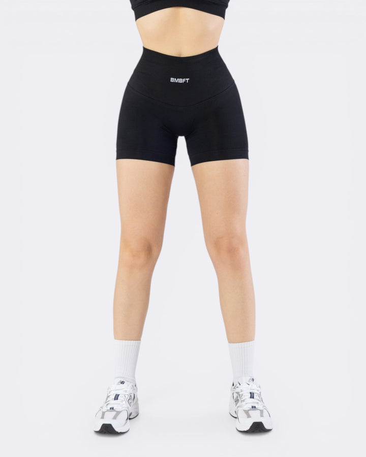 Oasis Shorts Leggings - Nero - Bombafit