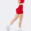 Oasis Shorts Leggings - Rosso Aurora - Bombafit