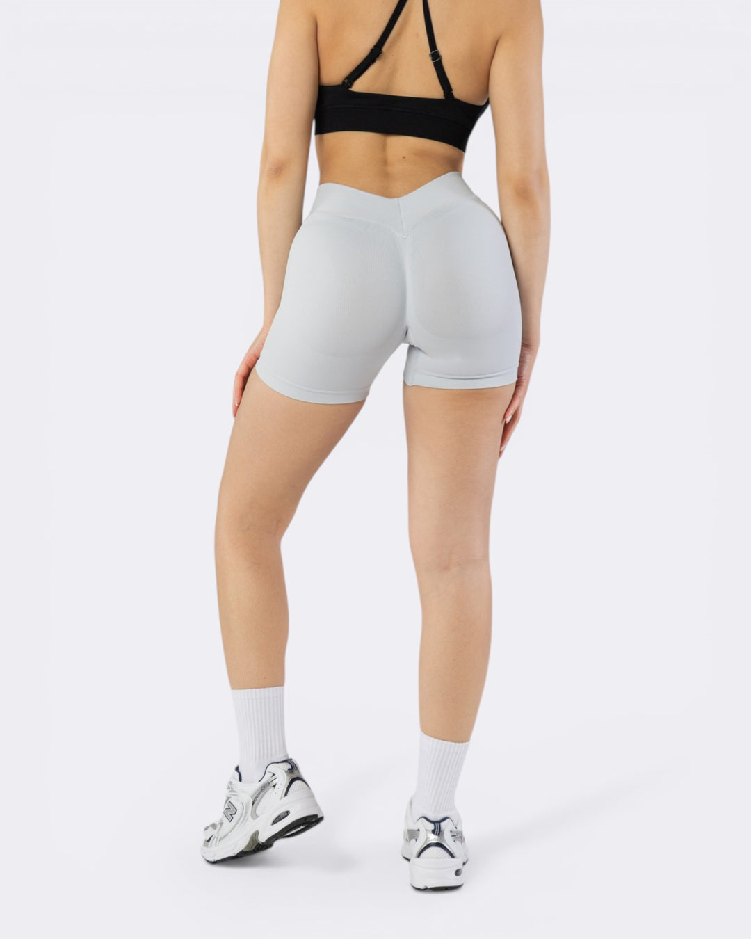 Vibe Shorts Leggings - Grey Down - Bombafit