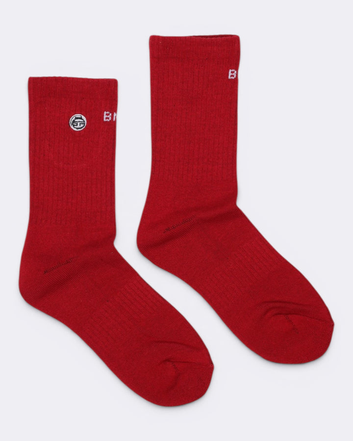 Socks Logo - Rosso - Bombafit