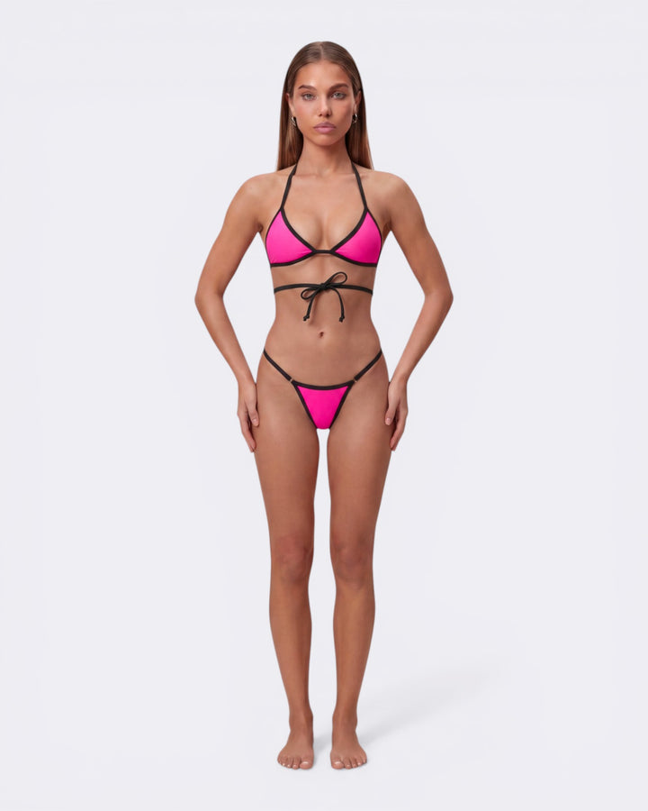 Costume Bikini Sway Duo - Fucsia/Nero - Bombafit