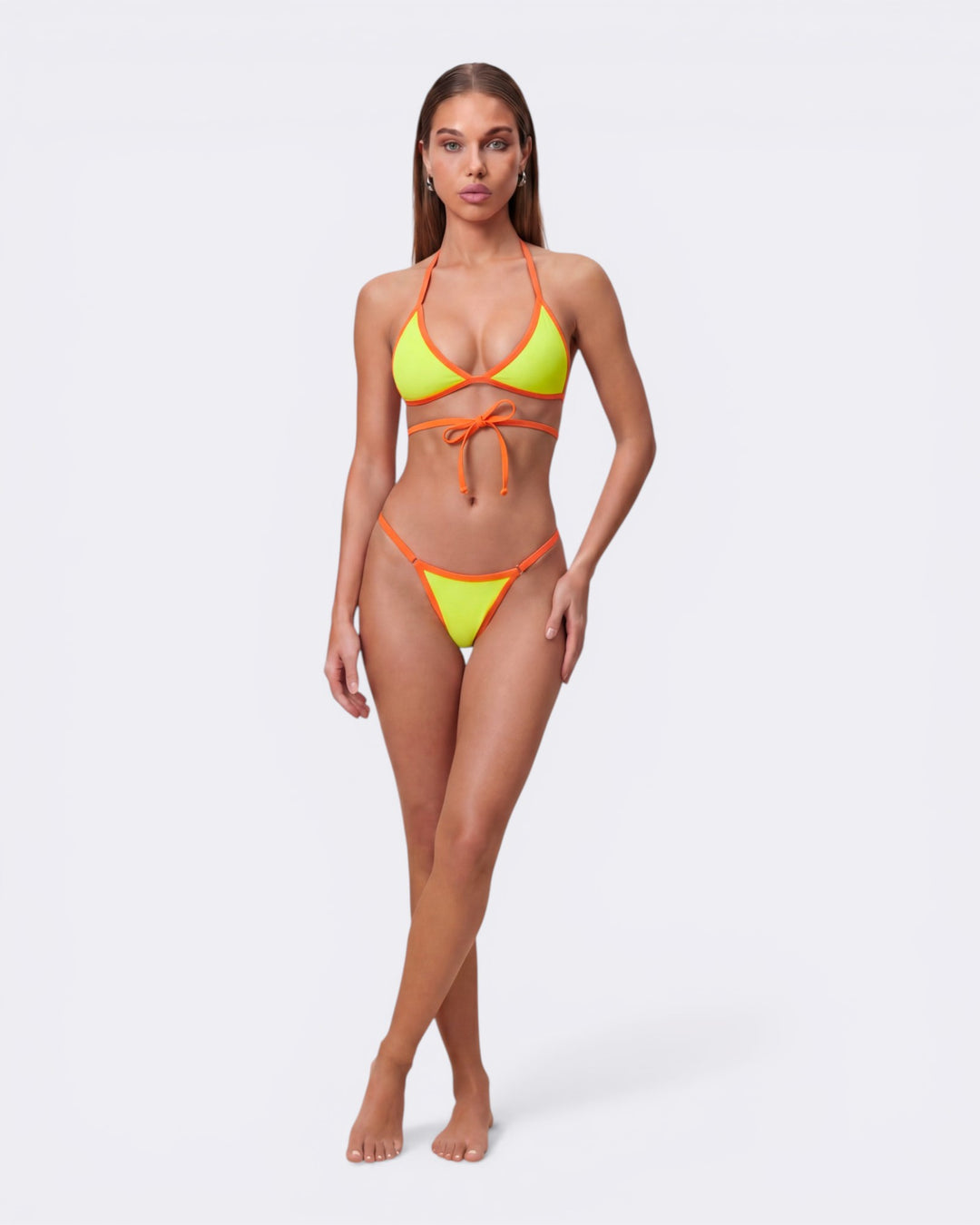 Costume Bikini Sway Duo - Verde/Arancio - Bombafit