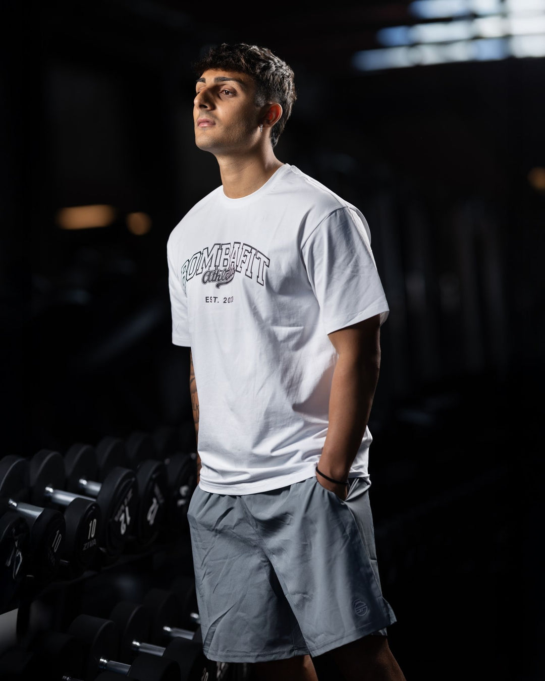 T-shirt University - Bianco