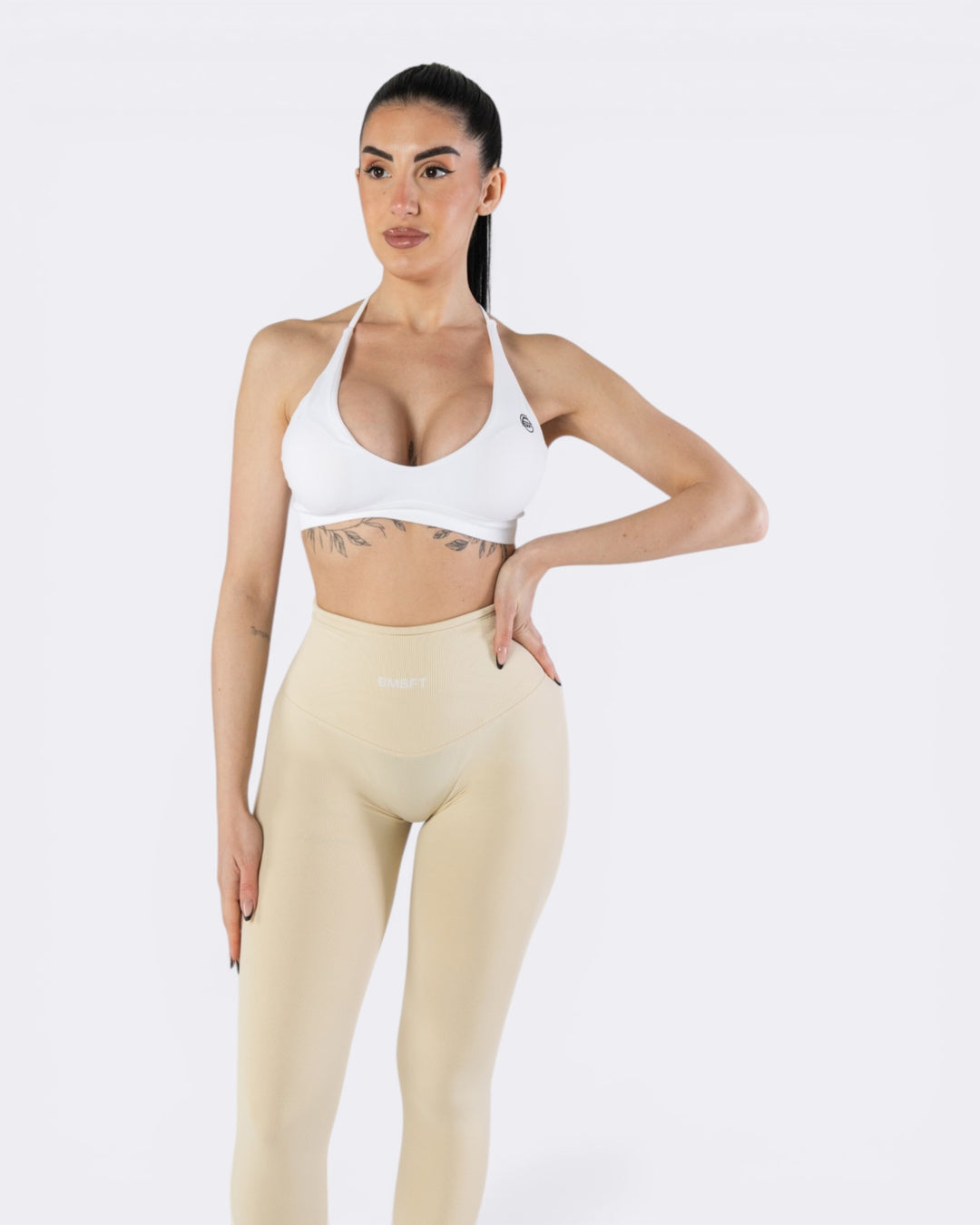 Top Crossy - Bianco - Bombafit