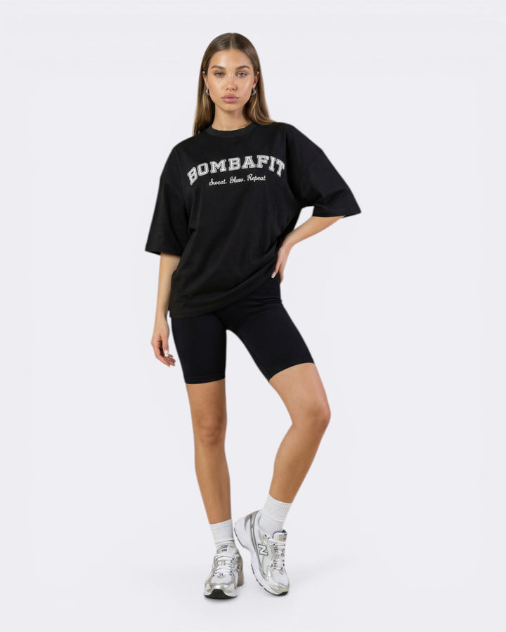 T-Shirt GirlAcademy - Nero - Bombafit